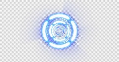 Dial interface on alpha channel Stock Illustration