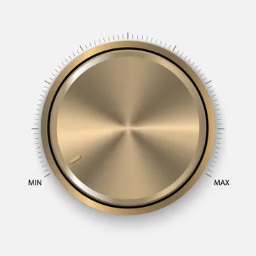Dial Knob. Vector illustration Illustration