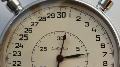 Dial Stopwatch Closeup 5 Stock Footage 58898324