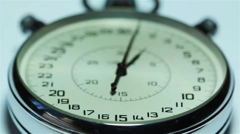 Dial Stopwatch Closeup 7 库存影片 58863008