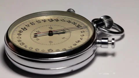 Dial Stopwatch Closeup 8 Stock Footage 58862982
