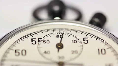 Dial Stopwatch Countdown 1 Stock Footage 58863055