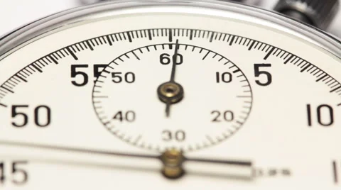 Dial Stopwatch Countdown 2 Stock Footage 58863057