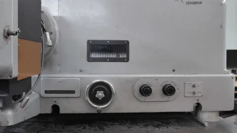 Dial Switches,Toggles On Outdated Control Panel Stock Footage 152565094