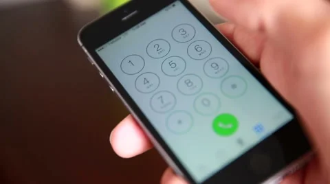 Dialing 911 Emergency Phone Call Stock Footage 55566852