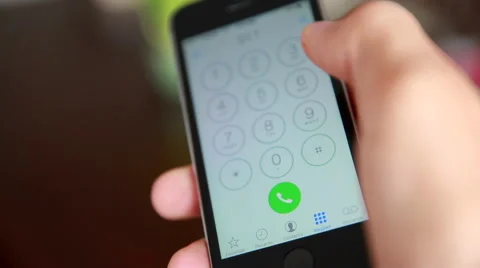 Dialing 911 Emergency Phone Call Stock Footage 55566872