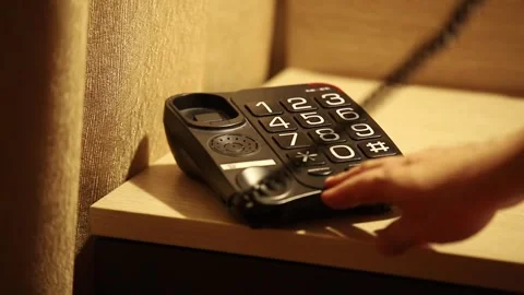 Dialing 911 Stock Footage 297316468