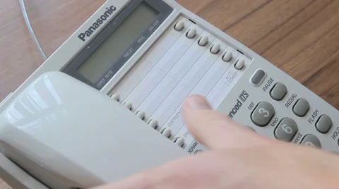 Dialing 911 Number Stock Footage 39341754