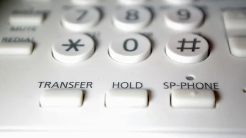 Dialing PI phone Stock Footage 72429548