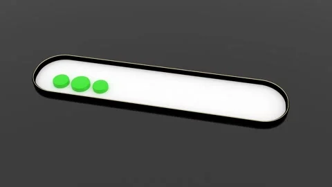Dialog box loading answer able to loop endless Stock Footage 323690764