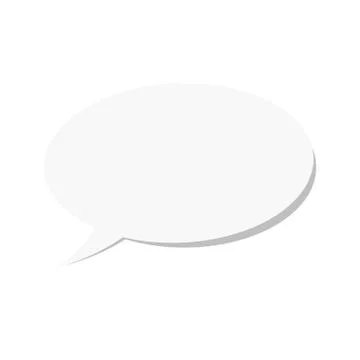 Dialog box on a white background. vector illustration Stock Illustration