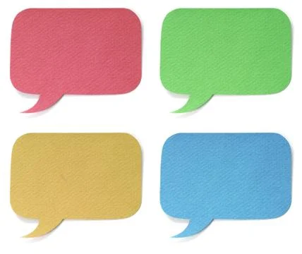 Dialog boxes Stock Illustration