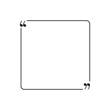 Dialog frames with quotation marks set Stock Illustration