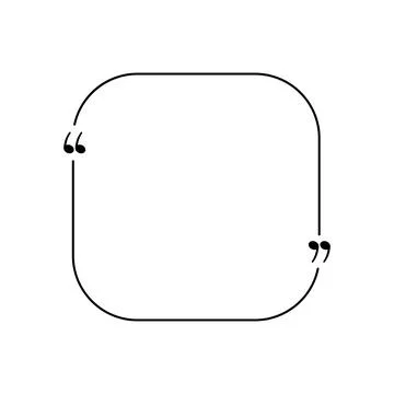 Dialog frames with quotation marks set Illustrazione stock