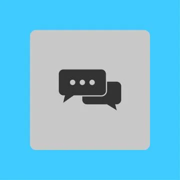 Dialog sygn symbol. Stock Illustration