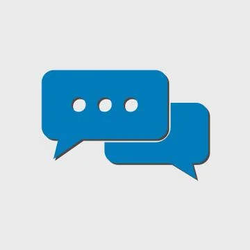 Dialog sygn symbol. Stock Illustration