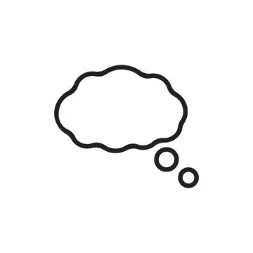 Dialogue balloon icon in flat style. Speech bubble vector illustration on i.. Illustrazione stock