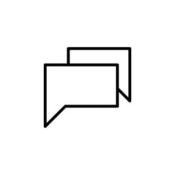 Dialogue bubble icon. Element of simple icon for websites, web design, mobile Stock Illustration