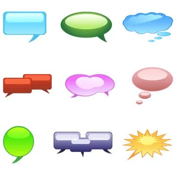 Dialogue bubble Stock Illustration