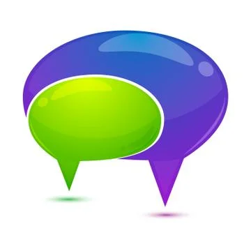 Dialogue bubble Stock Illustration