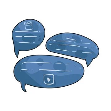 Dialogue Bubble illustration Stock Illustration
