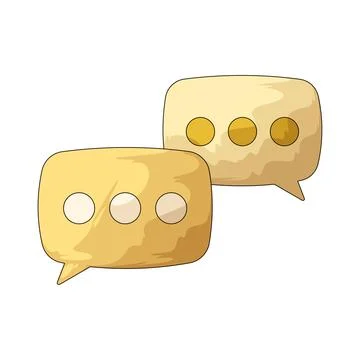 Dialogue bubble illustration Stock Illustration