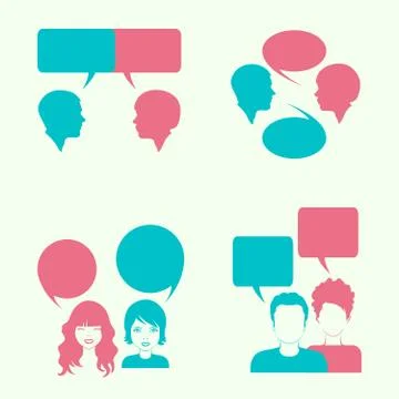 Dialogue  Stock Illustration
