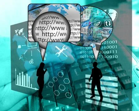 Dialogue Stock Illustration