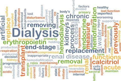 Dialysis background concept Stock Illustration