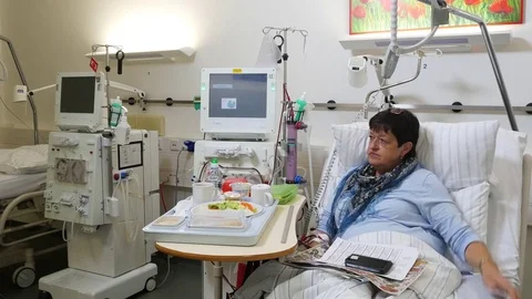 Dialysis in a hospital Video stock 79736045