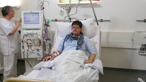 Dialysis in a hospital Video stock 79743353