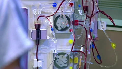 Dialysis Machine in the hospital Stock Footage 242440698