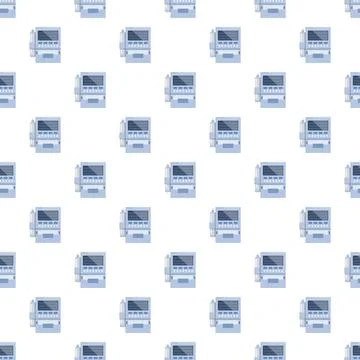 Dialysis machine medical equipment pattern healthcare background 스톡 일러스트