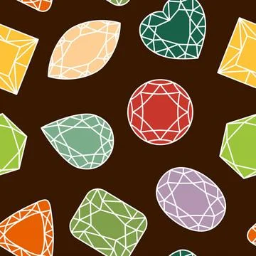 Diamanten seamless pattern with graphical diamonds Copyright: xZoonar.com/... Stock Photos