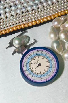 Diameter of the Pearls Foto stock