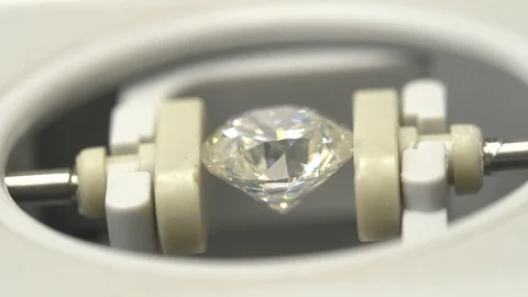 Diamond 1 carat macro. d color diamond. jewelery gift diamond clarity Stock Footage 118709213