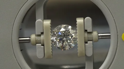 Diamond 1 carat macro. d color diamond. Stock Footage 118710012