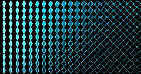 Diamond 3D Mapping EDM Visual Event Clip Stock Footage 60797938