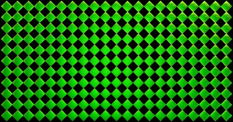 Diamond 3D Mapping EDM Visual Event Clip Green Stock Footage 60810726