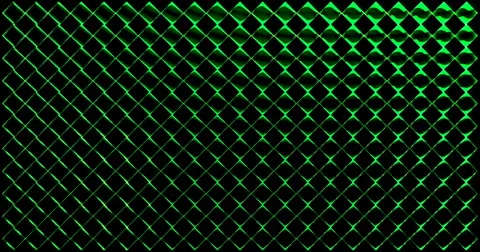 Diamond 3D Mapping EDM Visual Event Clip Green Stock Footage 60826398