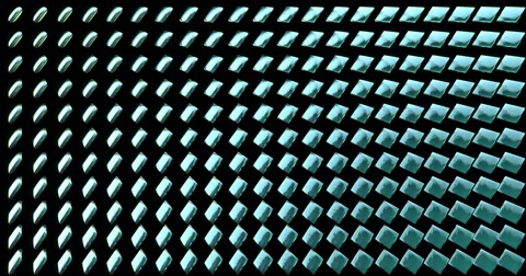 Diamond 3D Mapping EDM Visual Event Clip Light Green Stock Footage 60831000