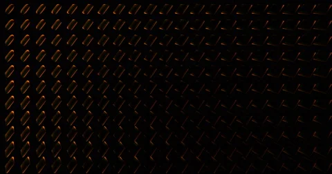 Diamond 3D Mapping EDM Visual Event Clip Orange Gold Video stock 60833073