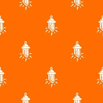 Diamond amulet pattern vector orange Stock Illustration