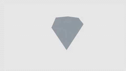 Diamond. Animation of a gem. Cartoon. Stock Footage 144467510