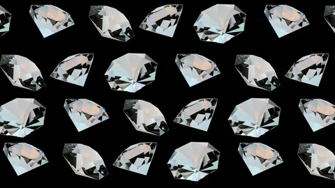 Diamond background animation - loopable Stock Footage 70863691