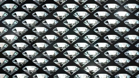 Diamond background animation - loopable Stock Footage 70957263