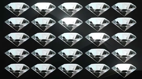 Diamond background animation - loopable Stock Footage 71028976