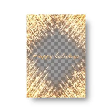 Diamond background with christmas lights Stock Illustration