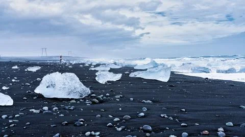 Diamond Beach Stock Photos
