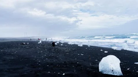 Diamond Beach Stock Photos
